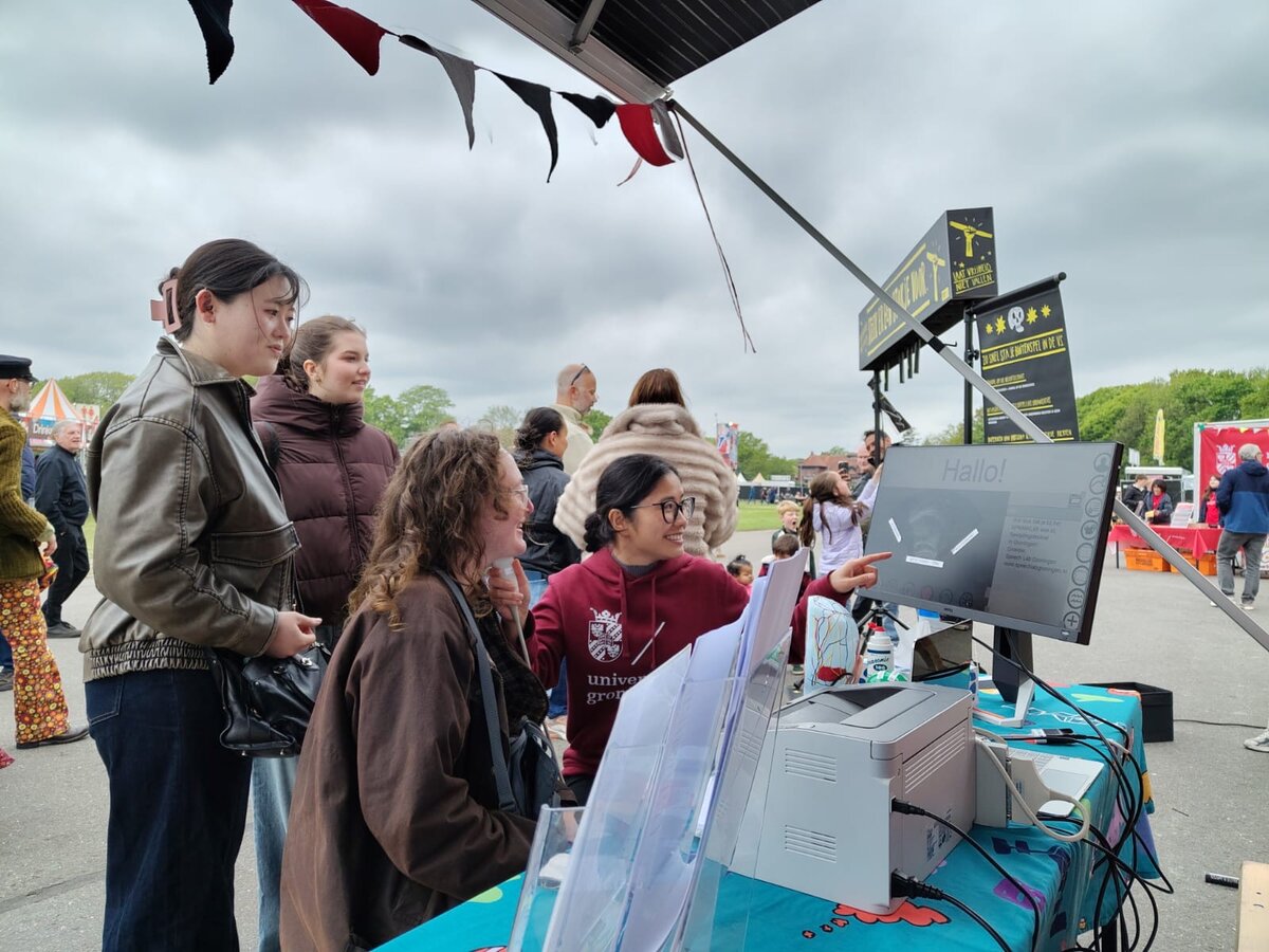 Speech Lab Groningen team at Bevrijdingsfestival Groningen