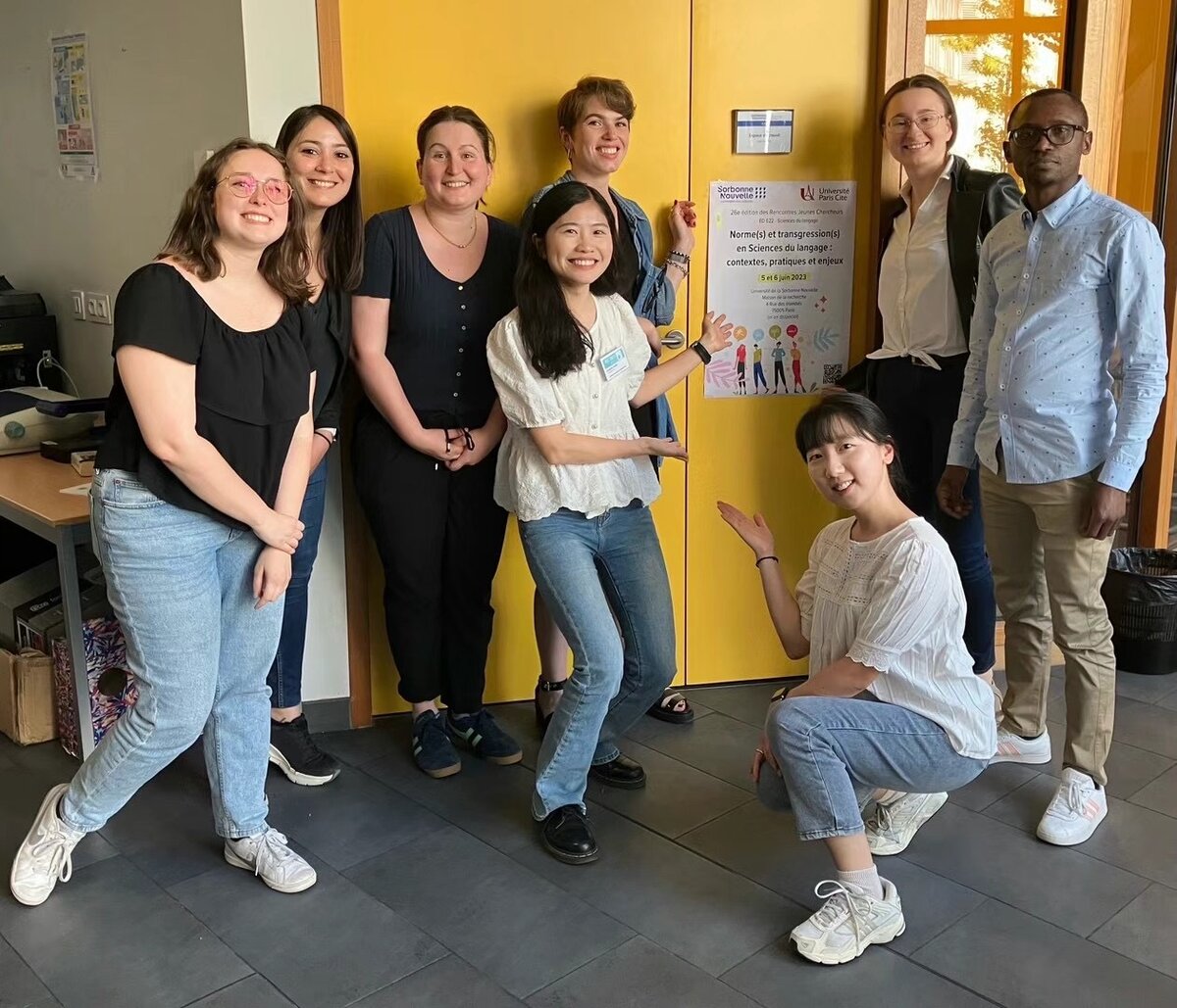 26th RJC organizing team at Sorbonne Nouvelle / Université Paris Cité